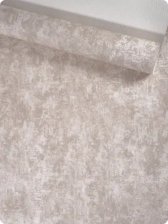 Обои бумажные однотонные Травертин62 - 4 рулона. Купить обои на стену. Изображение 9