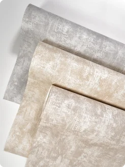 Обои бумажные однотонные Травертин62 - 6 рулонов. Купить обои на стену. Изображение 17