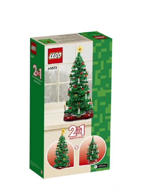Конструктор LEGO 40573 Рождественская елка 2-в-1, зеленый, фото 2