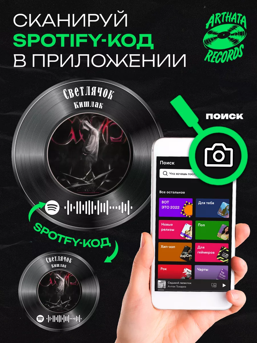 Spotify Пластинка - Кишлак - Светлячок Arthata-Records 190910788 купить за  760 ₽ в интернет-магазине Wildberries