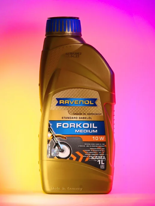 RAVENOL FORKOIL Medium масло вилочное 10W минеральное 1 л, 10 Вт, 1 л