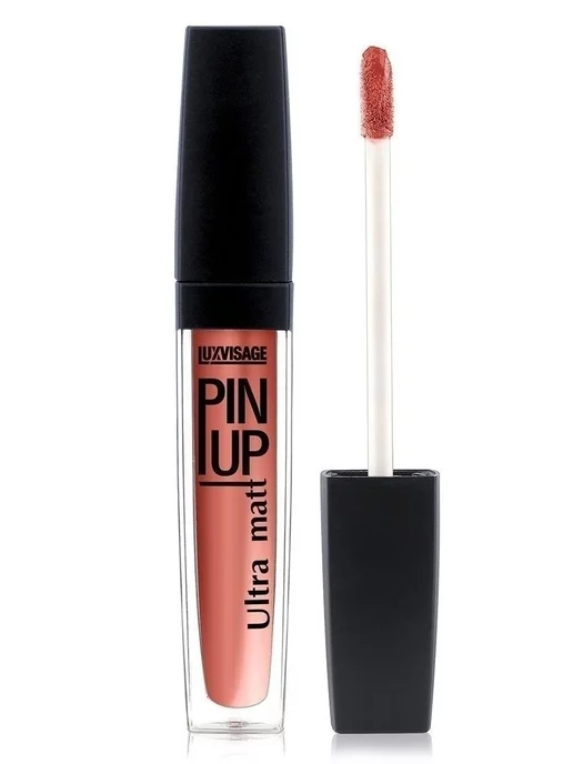 LUXVISAGE Блеск для губ PIN-UP ultra matt, тон 25 Toffe