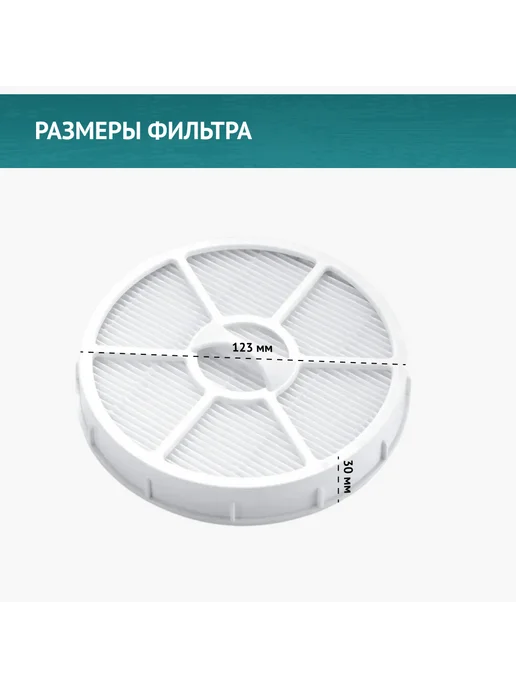 DOCTOR FILTERS HEPA фильтр для Karcher VC3, VC 3 Premium (2.863-238.0), белый, фото 5