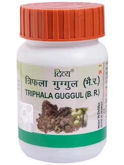 Трифала Гуггул (Triphala Guggul), очищение организма, 80 таб Divya Pharma 191040366 купить за 323 ₽ в интернет-магазине Wildberries