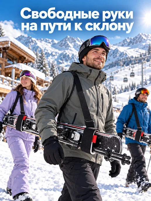 HONS SPORT Связки для лыж горных и беговых, вариант, фото 2
