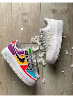 Кроссовки Nike Air Force 1 Tear Away White Форсы 1 Nice Kicks 191097934 купить за 4 282 ₽ в интернет-магазине Wildberries