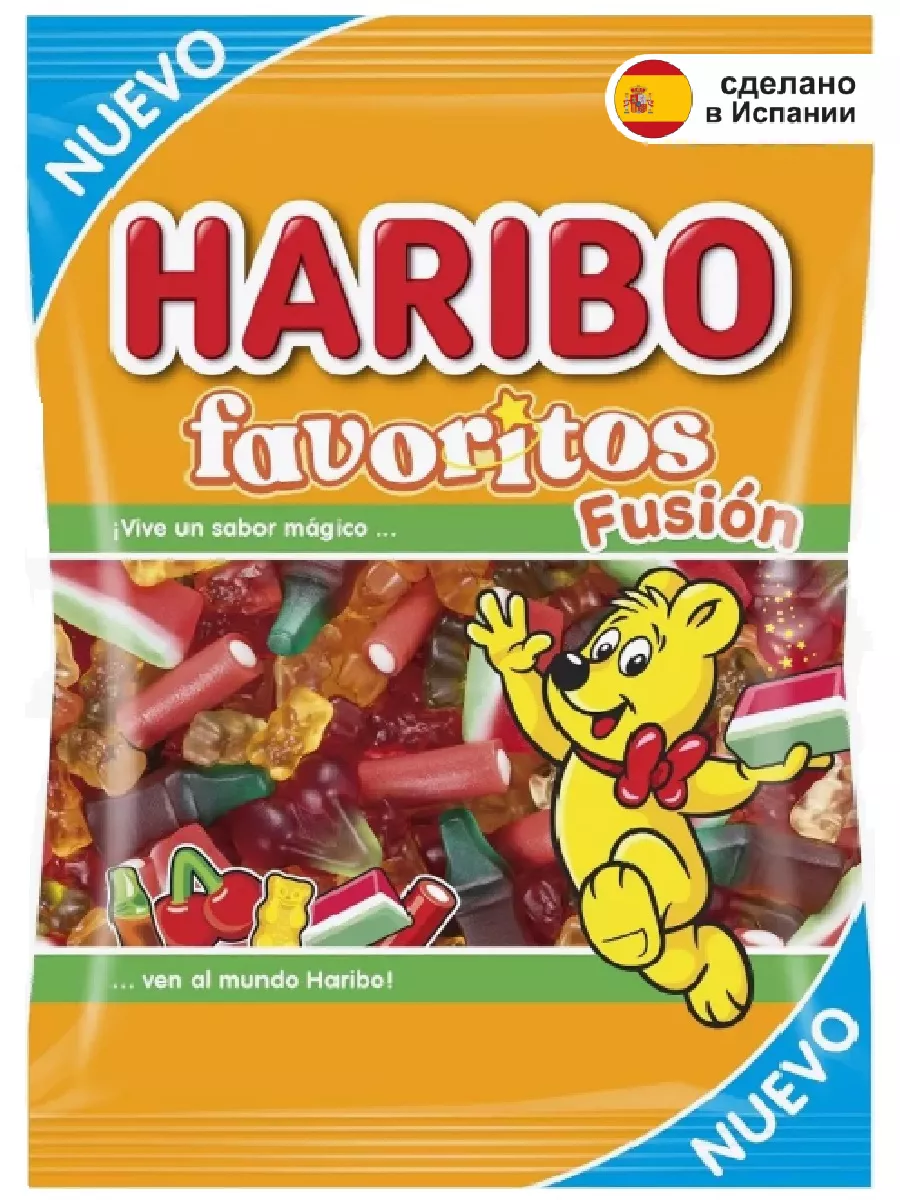 Мармелад мишки вишенки Favoritos Fusion 90г Haribo 191101416 купить за 189  ₽ в интернет-магазине Wildberries