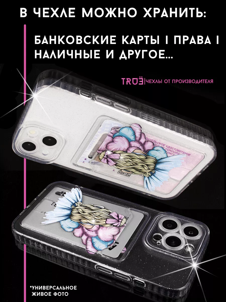 Чехол на iPhone 14 с картой прозрачный TRUE:Case 191130144 купить за 201 ₽  в интернет-магазине Wildberries