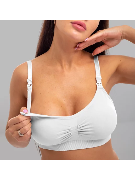 Lindex matt shiny nursing bra in light pink