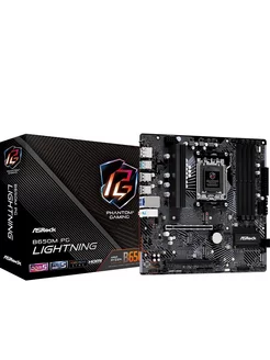 Материнская плата B650M PG LIGHTNING, AMD, DDR5, Micro-ATX Asrock 191291549 купить за 13 139 ₽ в интернет-магазине Wildberries