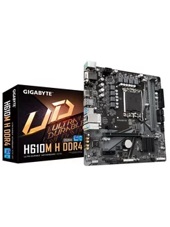 Материнская плата H610M H V2 DDR4, Socket 1700, Intel H610 Gigabyte 191340668 купить за 6 667 ₽ в интернет-магазине Wildberries