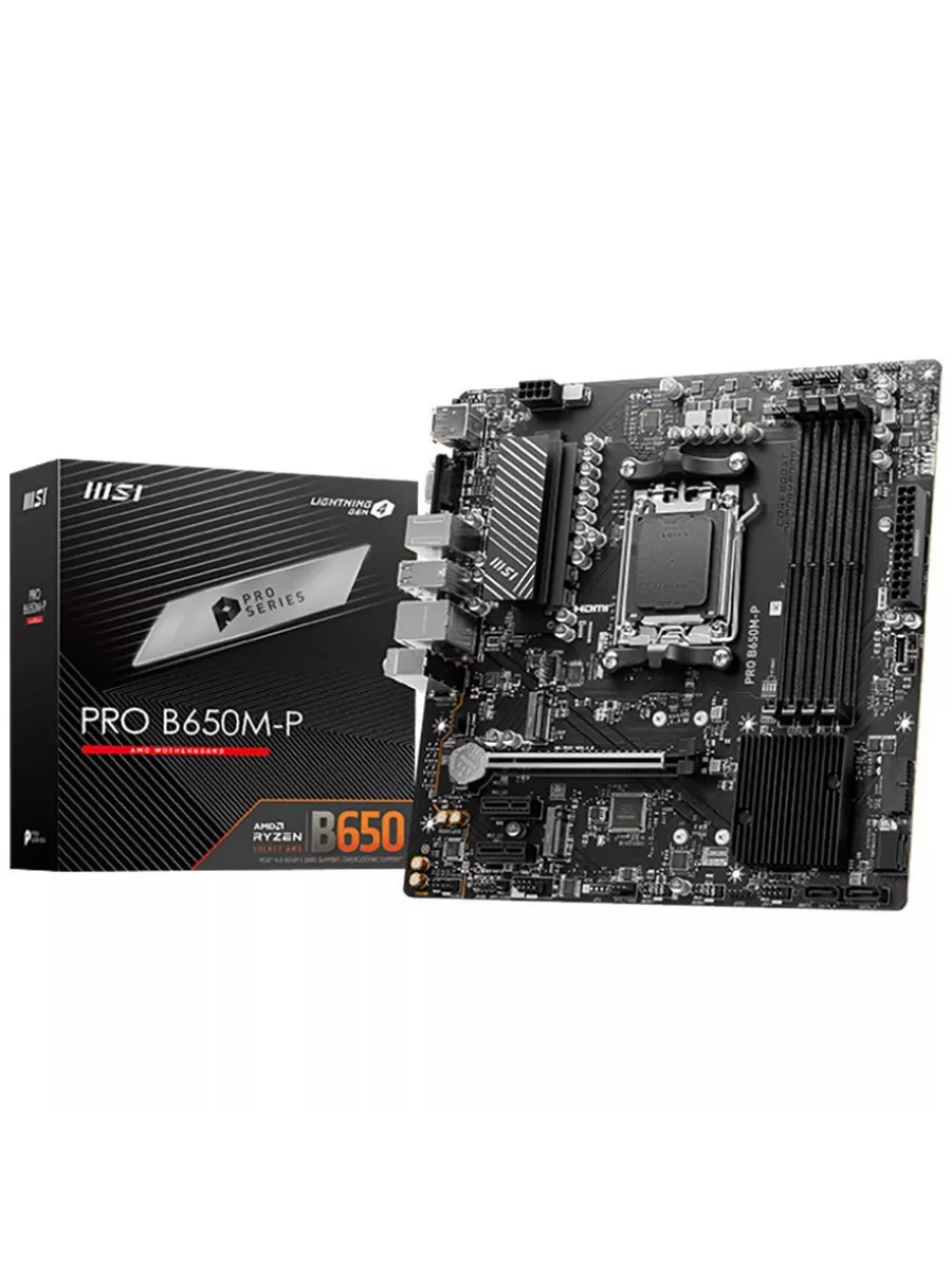 Материнская плата PRO B650M-P B650 AM5 MSI 191340672 купить за 10 003 ₽ в интернет‑магазине Wildberries
