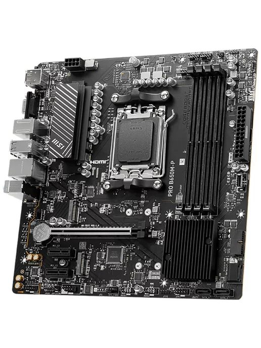 MSI PRO B650M-P AM5 DDR5 Материнская плата, Материнская плата B650, фото 3
