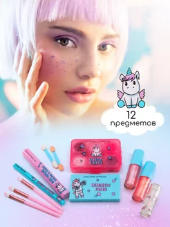 Макияжный набор косметики в кейсе 