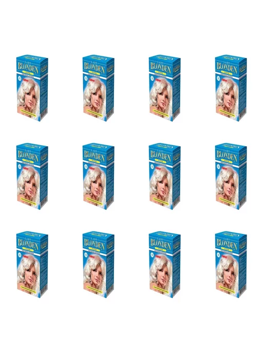 Lady Blonden Осветлитель для волос Super 35 г 12 шт, 35 г, 12 шт