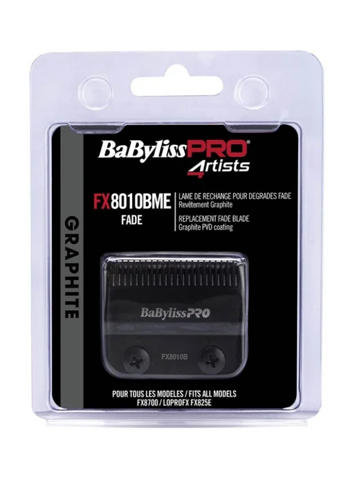 Ножевой блок BaByliss PRO FX8010BME Fade для машинок FX825E, FX8700, FX8705E, графитовое покрытие, чёрный, черный, фото 8