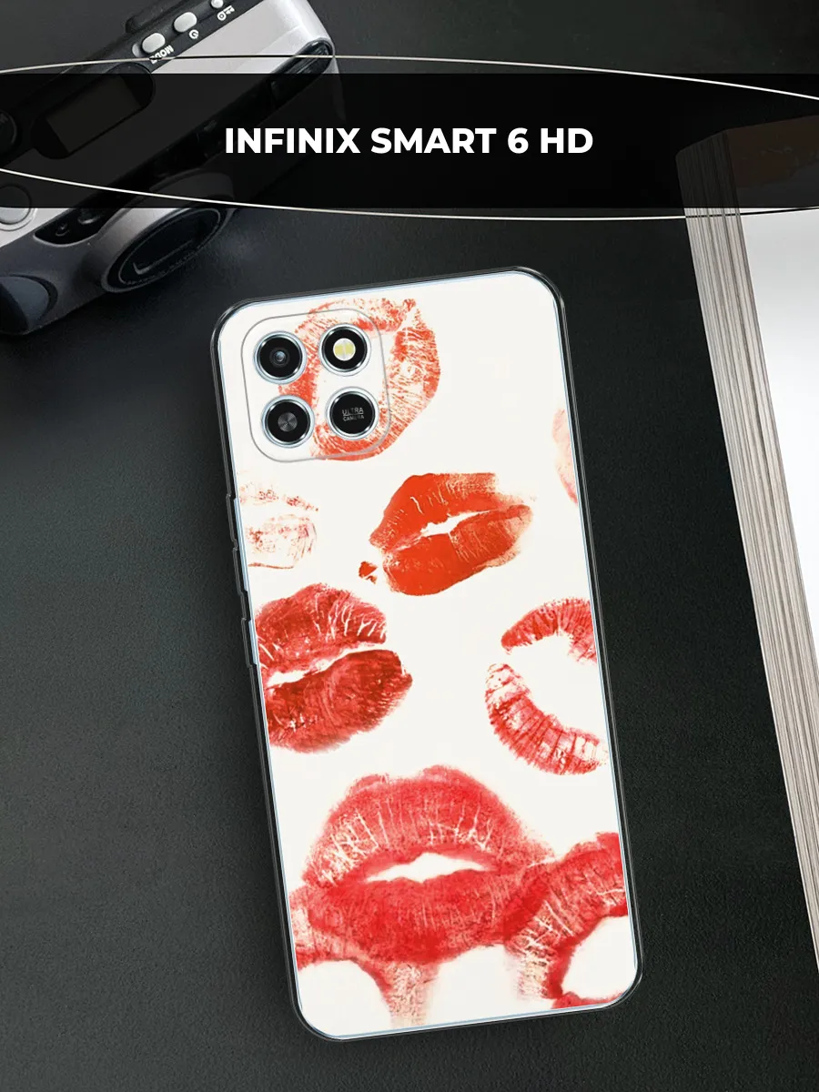 Чехол на Infinix SMART 6 HD с поцелуями