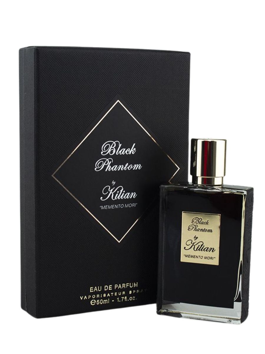 Киллиан ароматы описание. Kilian Black Phantom EDP 50ml. Духи Black Phantom by Kilian Memento Mori. Black Phantom by Kilian Memento Mori 50 ml. Kilian Black Phantom Eau de Parfum.