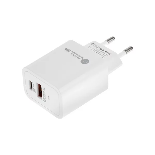 Сетевое зарядное устройство USB, Type-C, 2 А