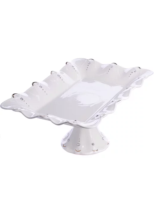 Фруктовница на ножке для фруктов, конфет, пирожных - фото 1