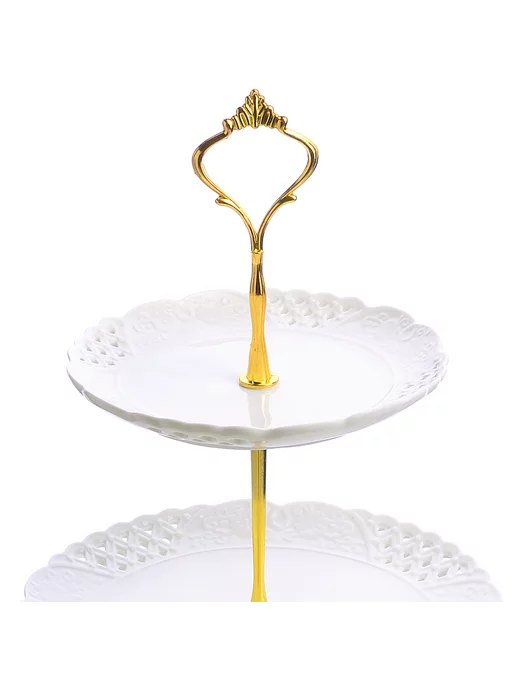 Фруктовница конфетница сервировочная 3 яруса - фото 7