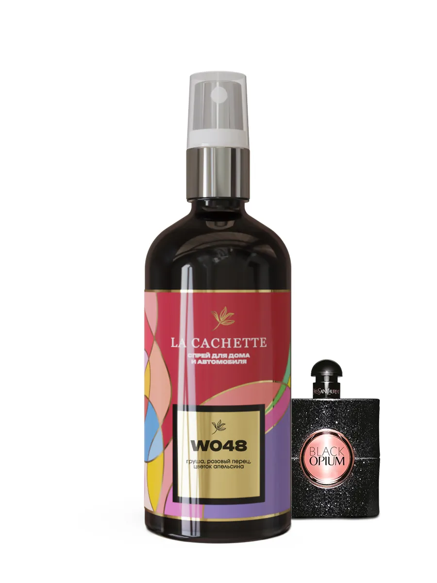 YSL Black Opium ив сен лоран блэк опиум saint черный мл W048 La