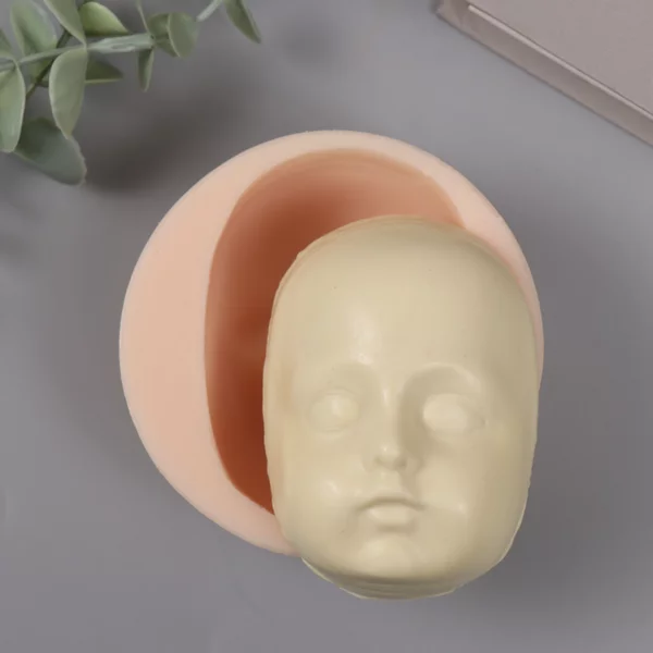 Молд силикон «Лицо младенца» №26 8,5х6х3,5 см