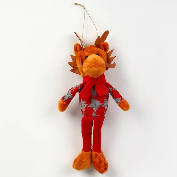 Мягкая игрушка "Дракон в шарфике" на подвесе, цвет МИКС
