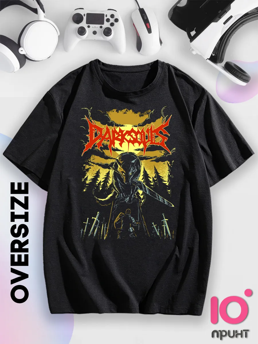 Футболка оверсайз Dark souls