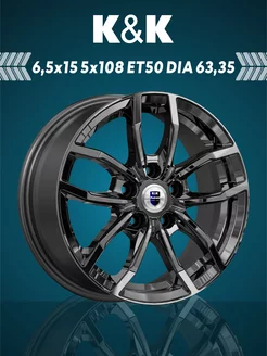 Диски колесные r15 5x108 литые автомобильные для машины K&K 191603604 купить за 7 176 ₽ в интернет-магазине Wildberries