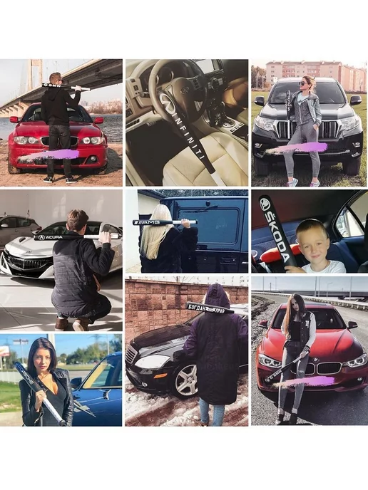 ТВОЯ БИТА Автомобильные Бита бейсбольная Hyundai подарочный набор, красный, фото 2
