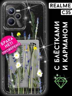 Чехол на C35 с картой прозрачный Realme 191615091 купить за 122 ₽ в интернет-магазине Wildberries