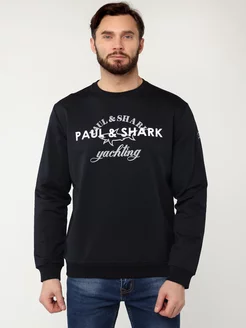 Свитшот с принтом без начеса Paul Shark 191646641 купить за 3 541 ₽ в интернет-магазине Wildberries