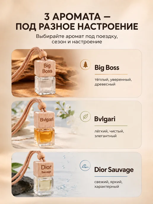 AromaticNN Подарочный набор ароматизаторов в машину, вариант, фото 2