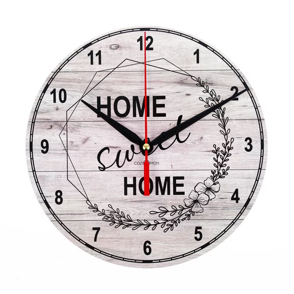 Часы настенные, серия: Интерьер, Home sweet home