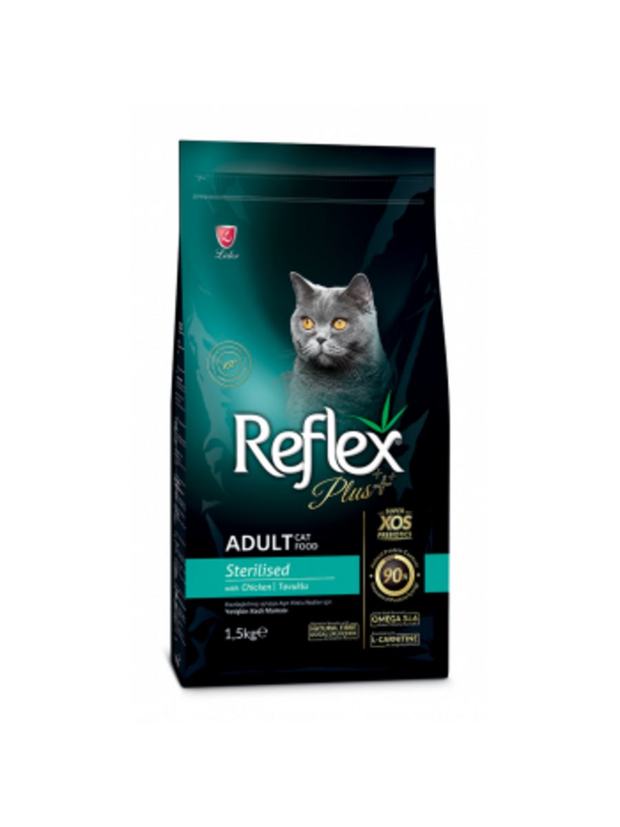 Супер премиум для стерилизованных кошек. Reflex Plus. Рефлекс + корм для кошек. Reflex Plus Junior Chicken. Турецкий корм Reflex.