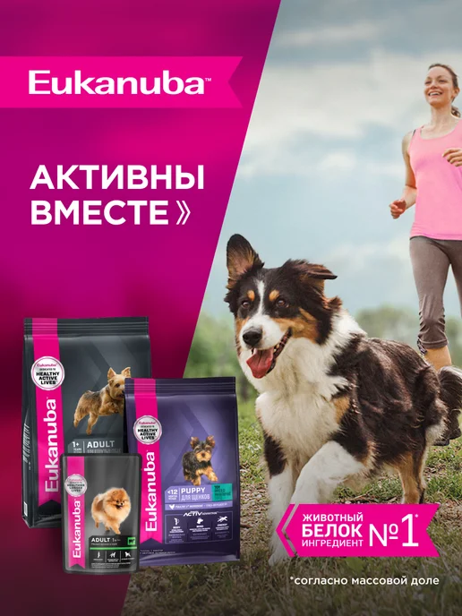 Сухой корм Eukanuba для собак, мелкие, щенки, 0,5 кг, фото 7