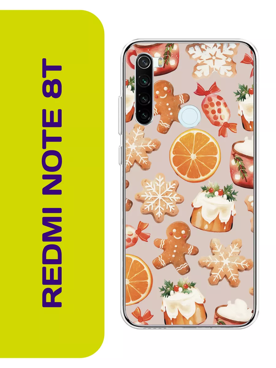 Новогодний чехол на Redmi Note 8T Xiaomi 191928895 купить за 347 ? в  интернет-магазине Wildberries