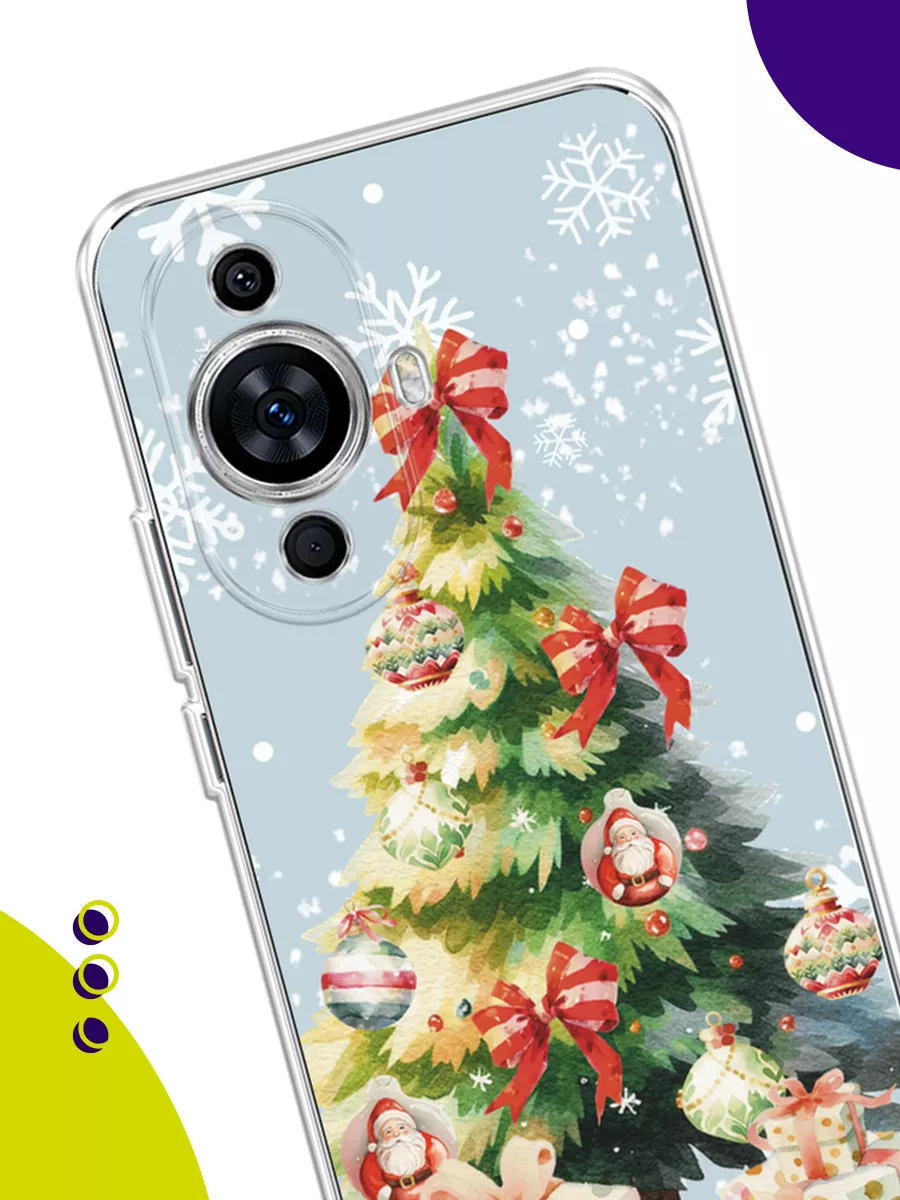 Новогодний чехол на Huawei NOVA 11 Huawei 191929387 купить за 370 ₽ в  интернет-магазине Wildberries