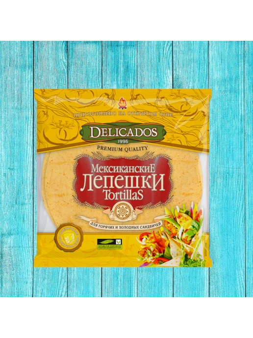 Delicados Лепешка Тортилья Калории и Пищевая Ценность