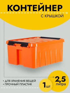 Контейнер для хранения вещей 2,5 л, 210х170х95, 1 шт ROX BOX 191948535 купить за 234 ₽ в интернет-магазине Wildberries