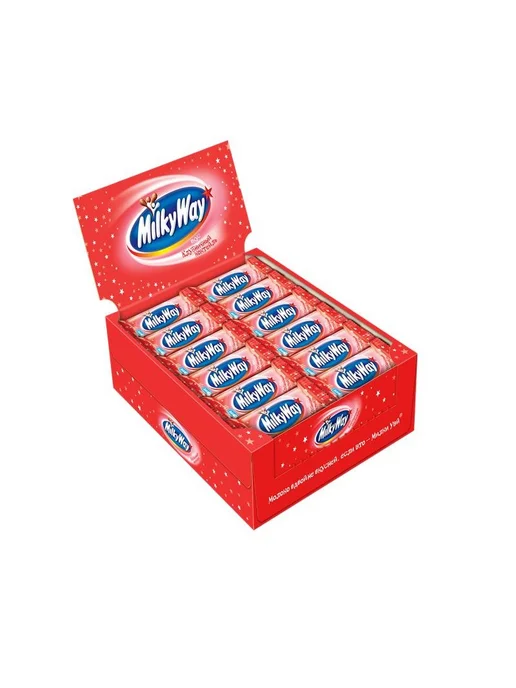 MilkyWay Батончик Милки Вей Клубничный коктейль, 26 г х 36 шт, 26 г, 36 шт, фото 6