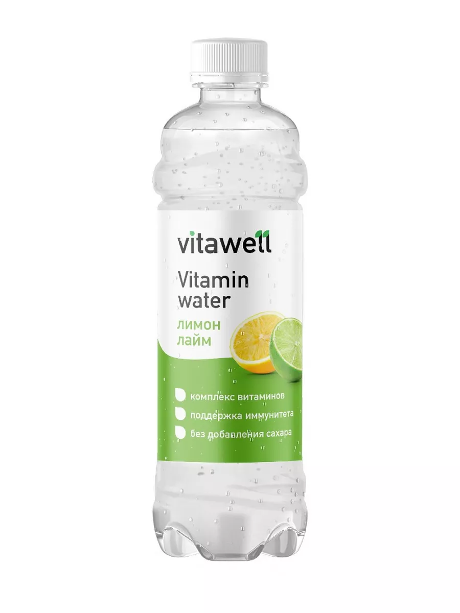 Витаминный напиток VITAMIN WATER Лимон-лайм, 4 шт VITAWELL 191990337 купить  за 318 ₽ в интернет-магазине Wildberries